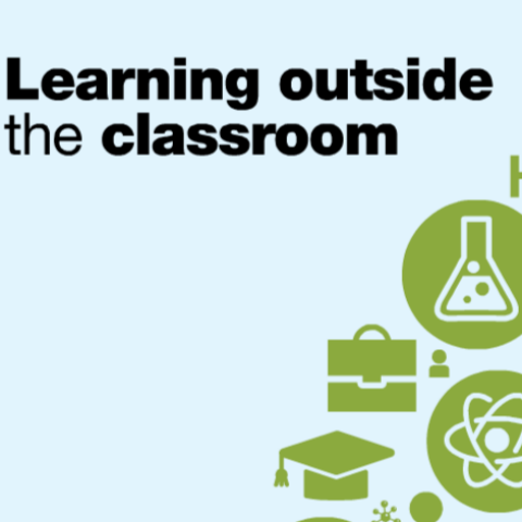 Frontpage of the magasine Learning outside the classroom